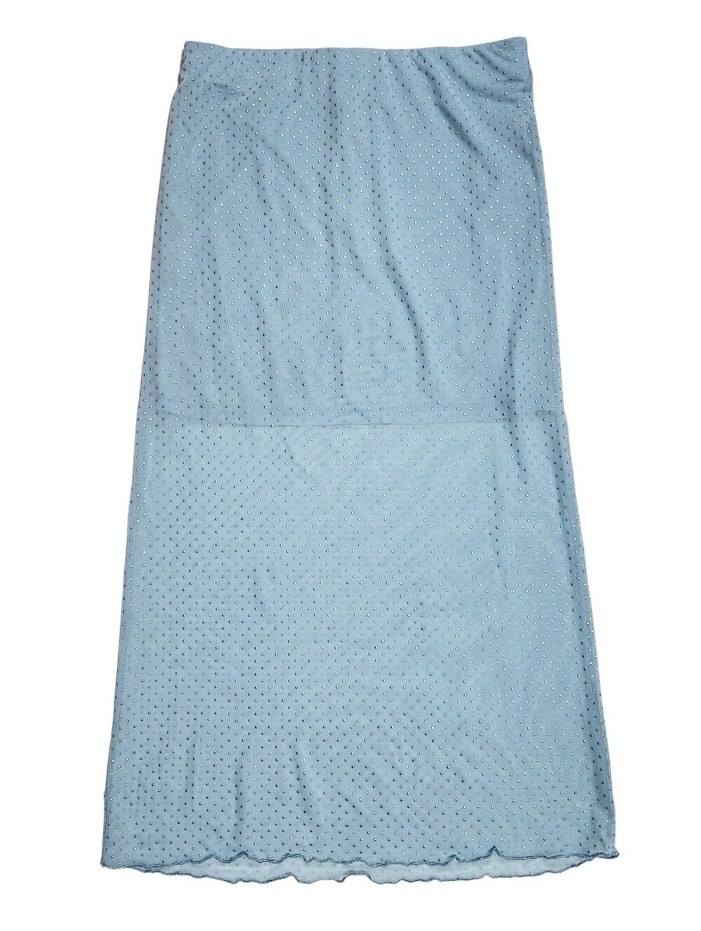 Noisy May Elegant Blue Studed Maxi Stretch Skirt size M - Picture 4 of 10